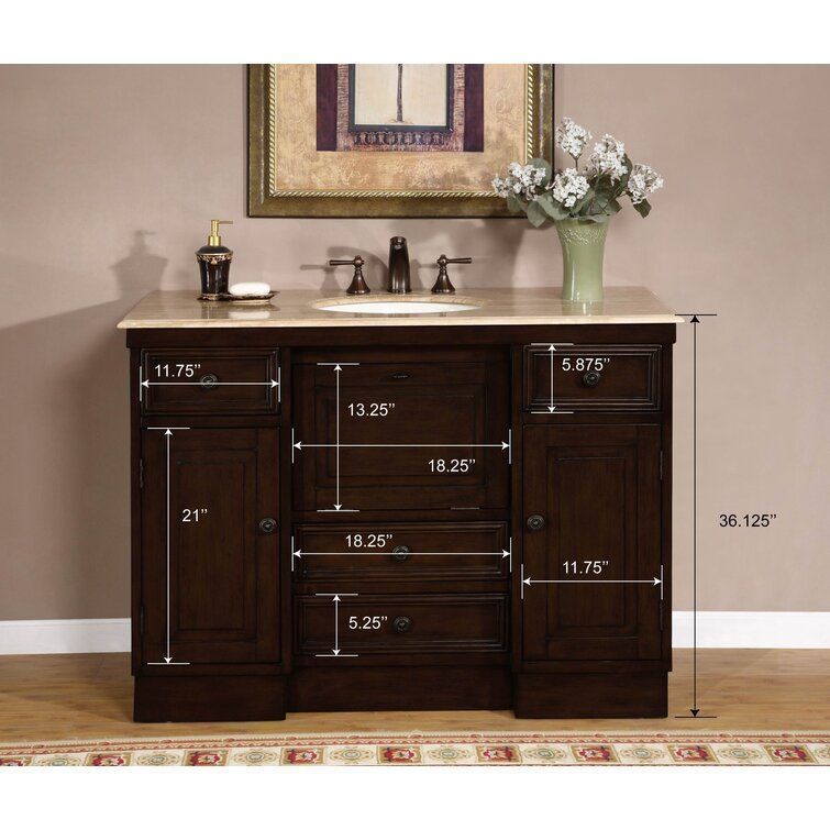 Bull Oglesby Single Bathroom Vanity Set 3D model_2