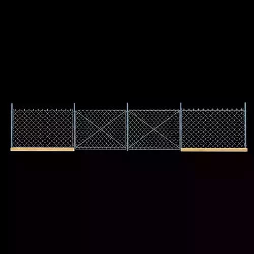 Chain Link Fence  3D model