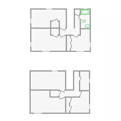 Correction Interior Sketches - 1501-2000 SF - Xactimate 3D model