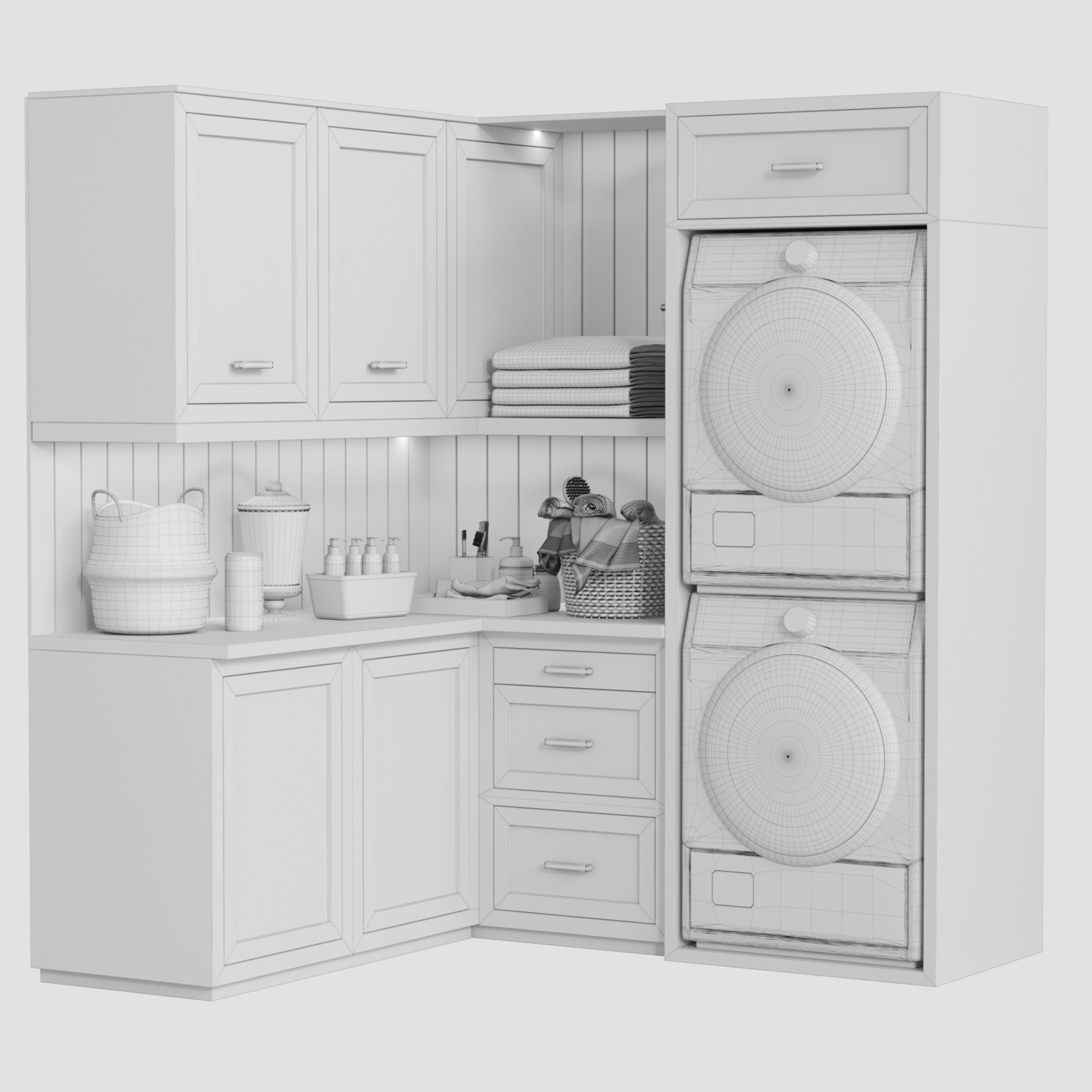 Laundry 3D model_2