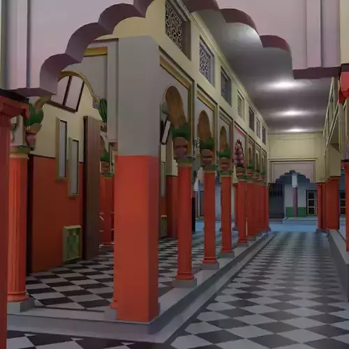 SankatMochan Hanuman Temple 3D model