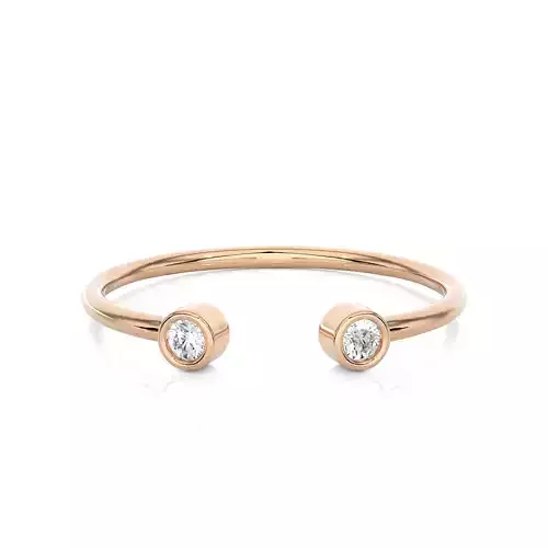 Light Minimalist Diamond Ring 3D print model
