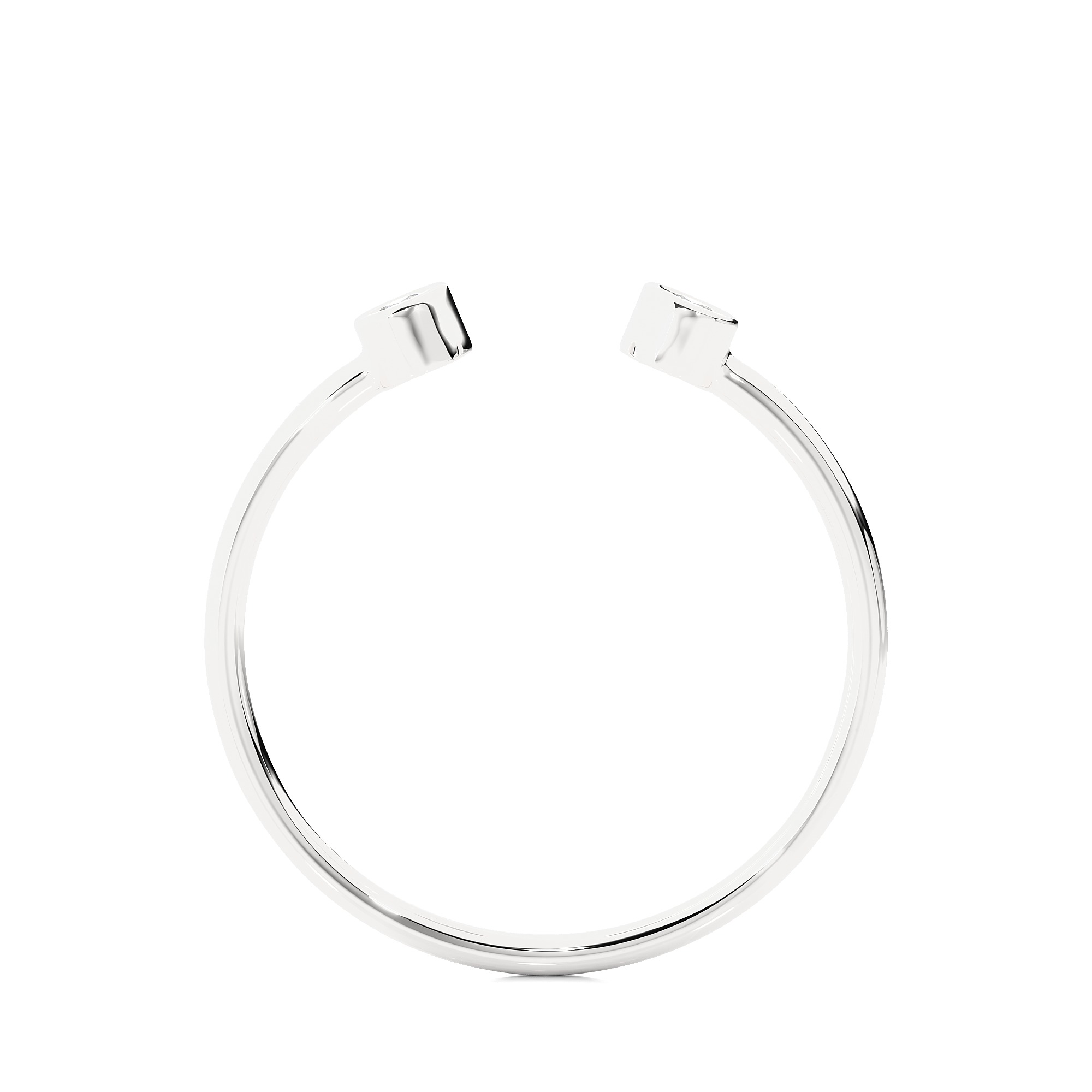 Light Minimalist Diamond Ring 3D print model_11