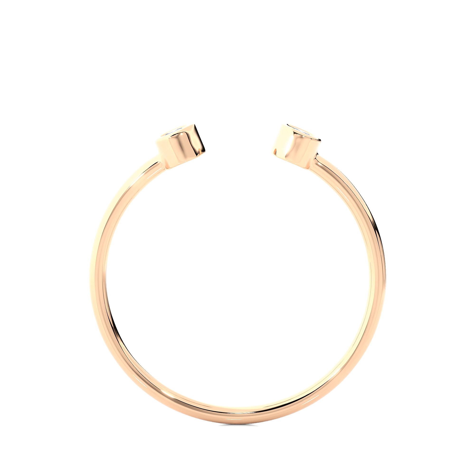 Light Minimalist Diamond Ring 3D print model_10