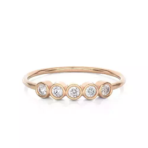 Light Minimalist Diamond Ring