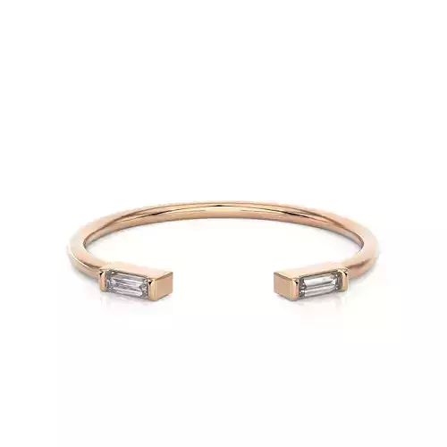 Light Minimalist Diamond Ring