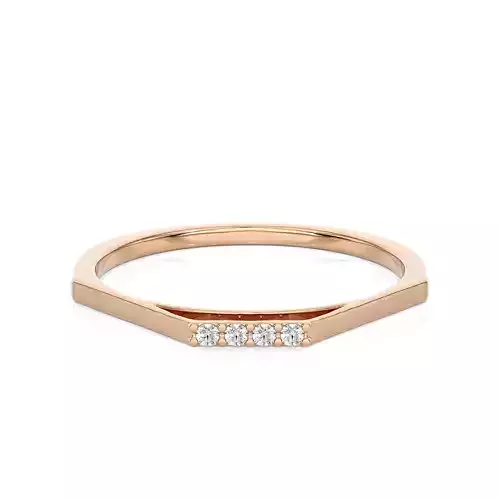Light Minimalist Diamond Ring