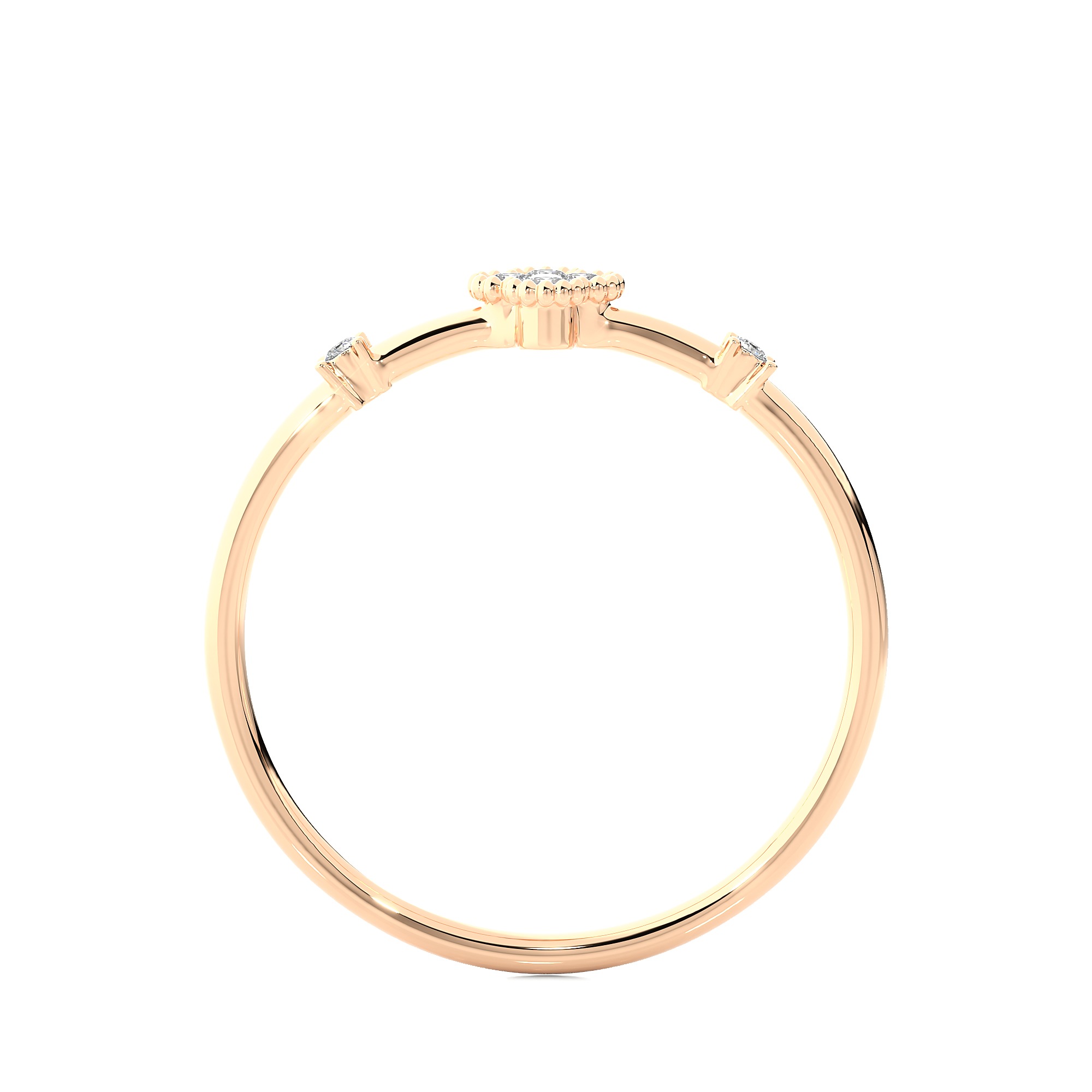 Light Minimalist Diamond Ring 3D print model_10