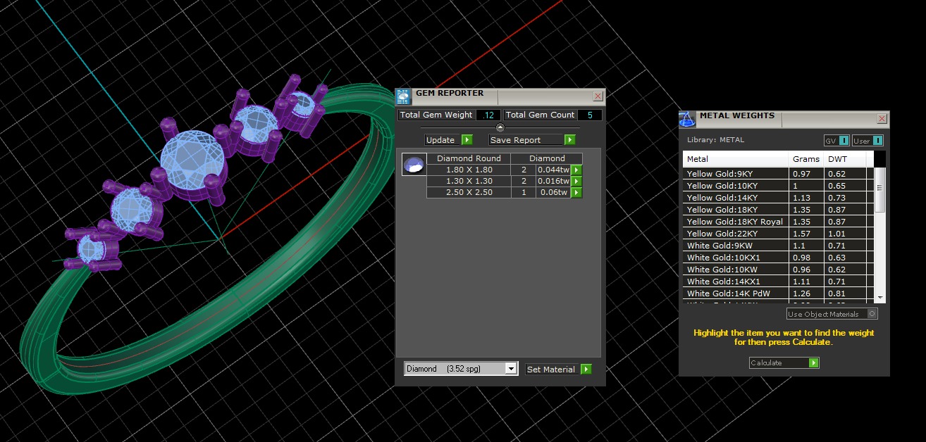 Light Minimalist Diamond Ring 3D print model_4