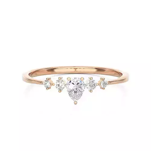 Light Minimalist Diamond Ring