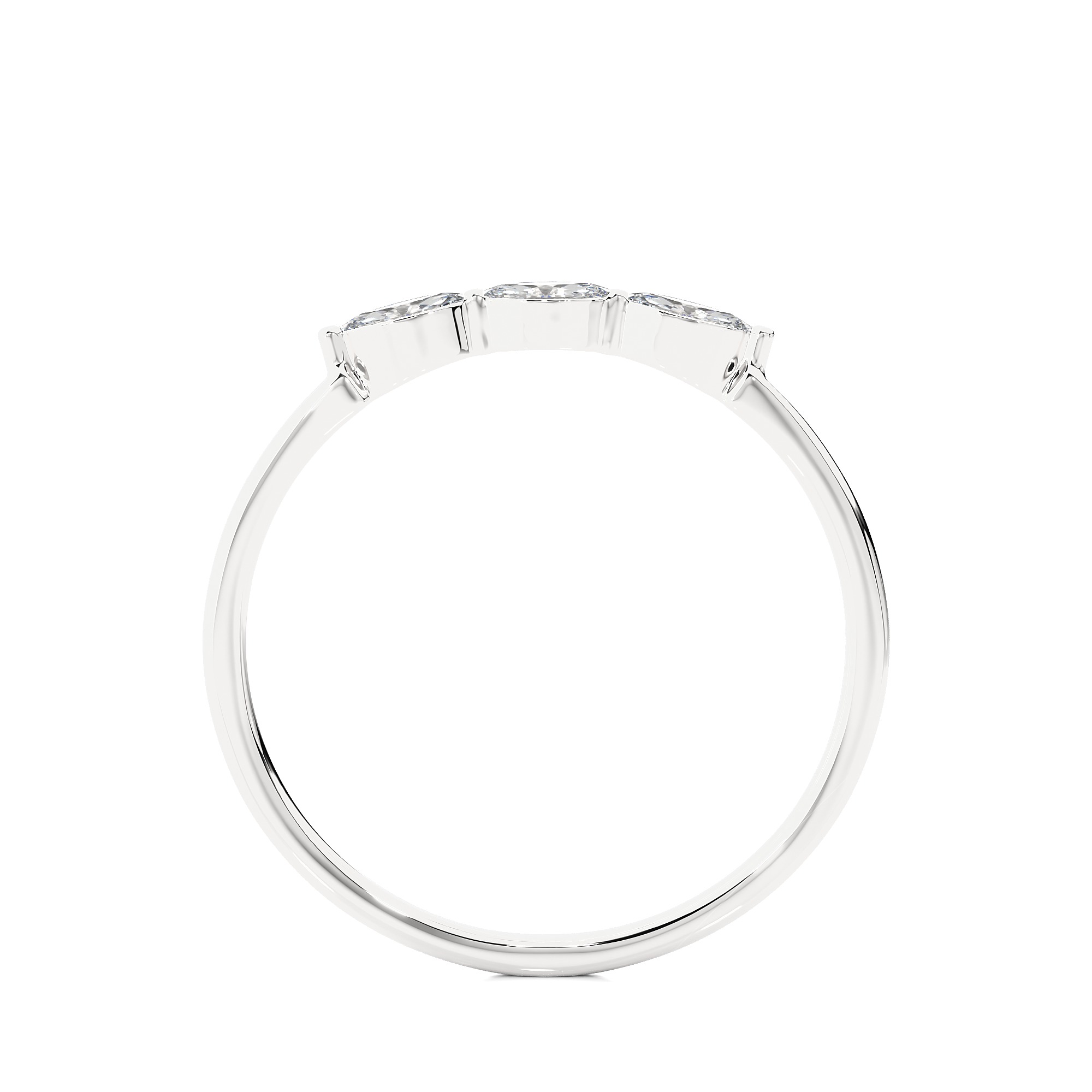 Light Minimalist Diamond Ring 3D print model_11