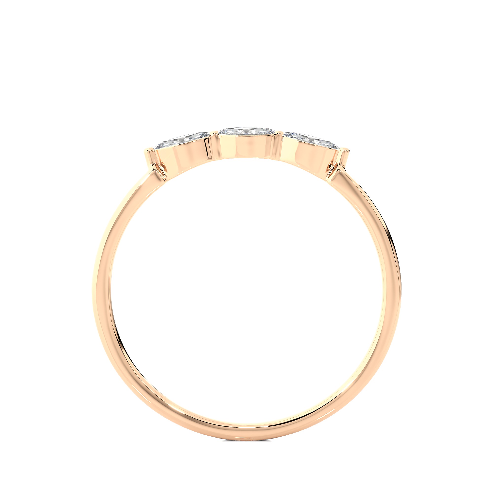 Light Minimalist Diamond Ring 3D print model_10