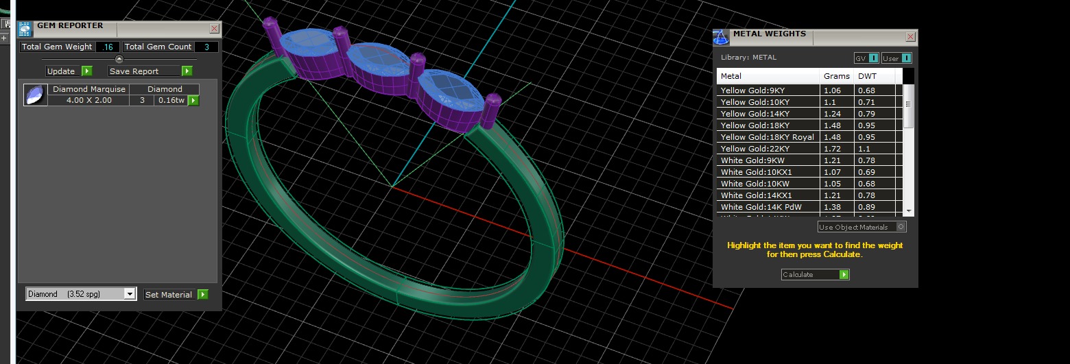Light Minimalist Diamond Ring 3D print model_6