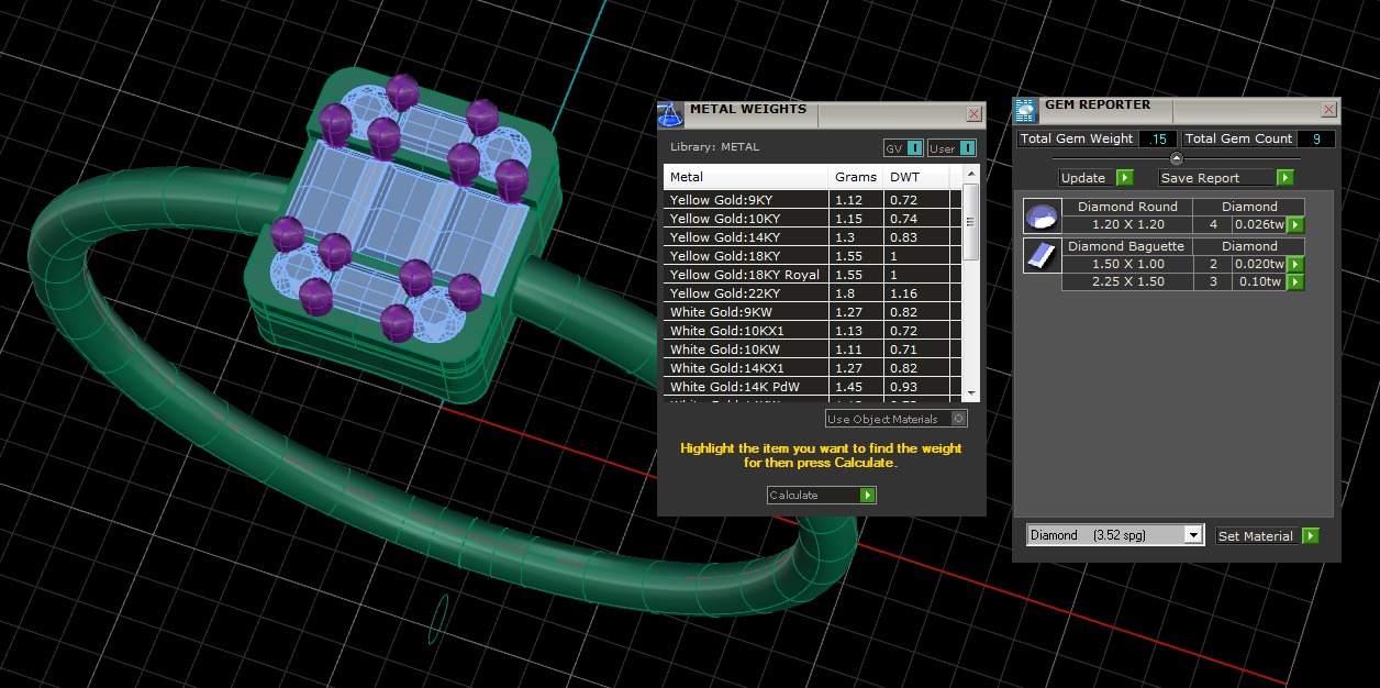 Light Minimalist Diamond Ring 3D print model_4