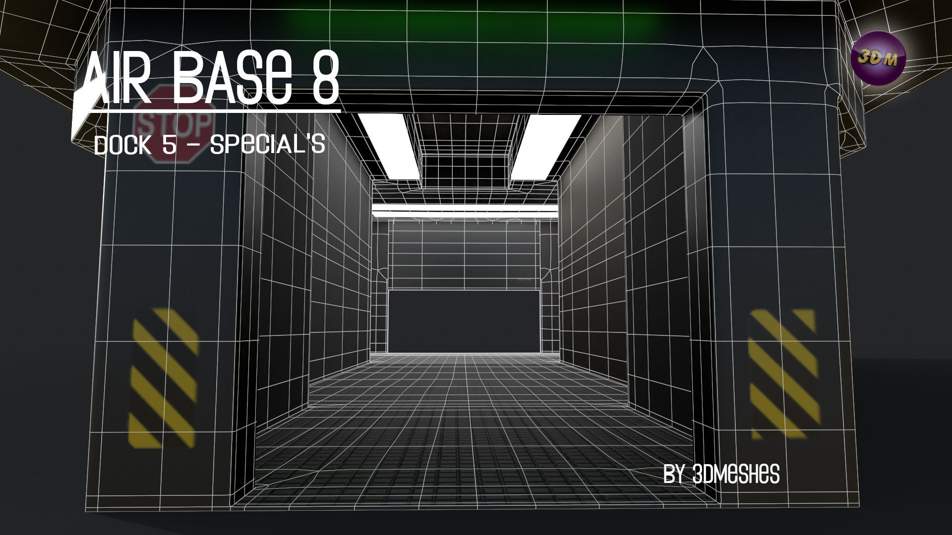 AIR BASE 8 - Dock 5 - Specials - PBR Low Poly Low-poly 3D model_9