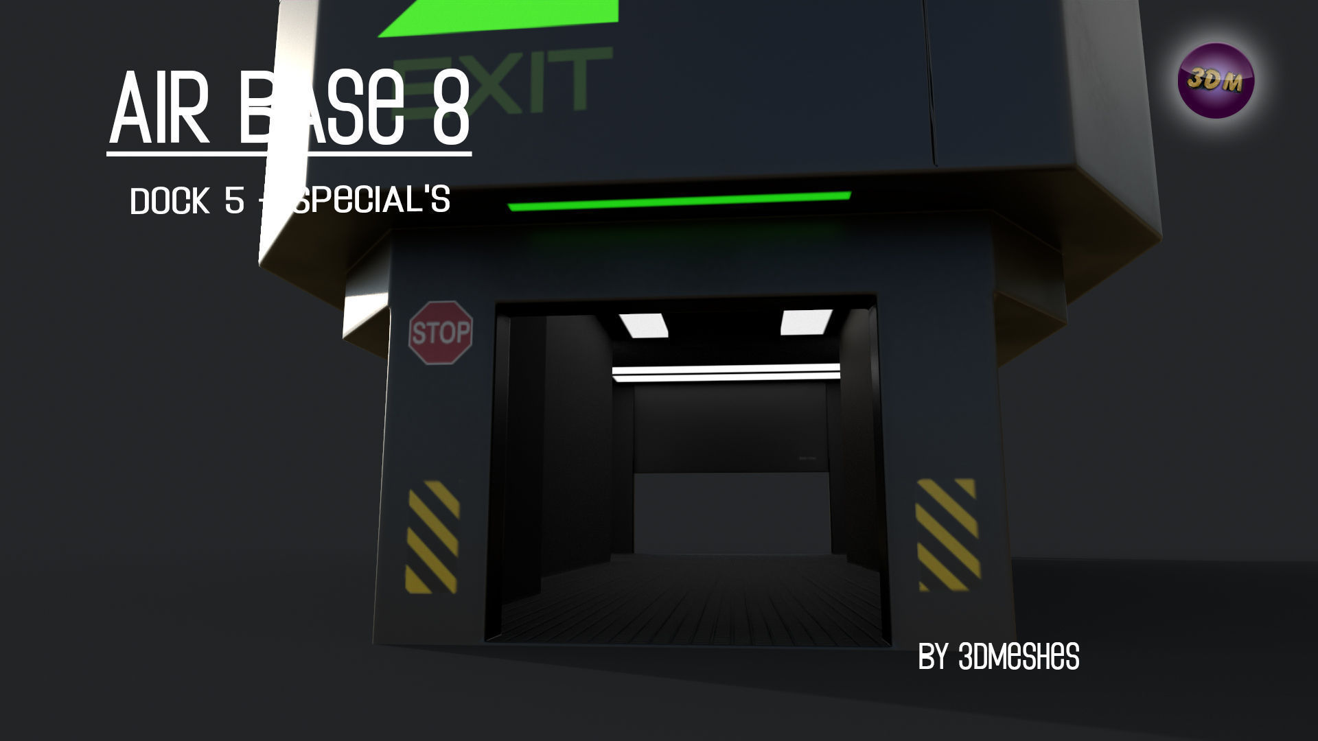 AIR BASE 8 - Dock 5 - Specials - PBR Low Poly Low-poly 3D model_2