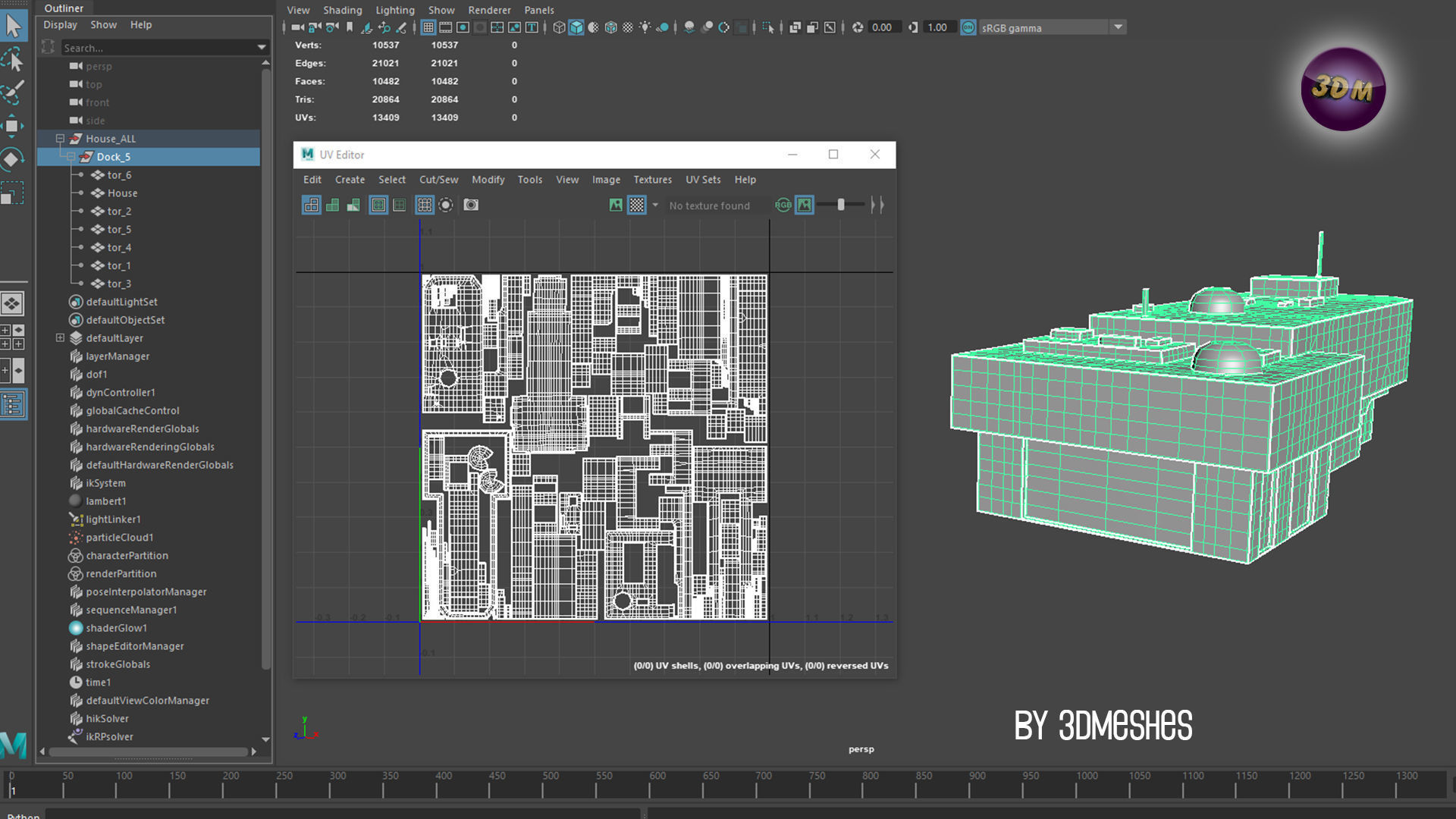 AIR BASE 8 - Dock 5 - Specials - PBR Low Poly Low-poly 3D model_17