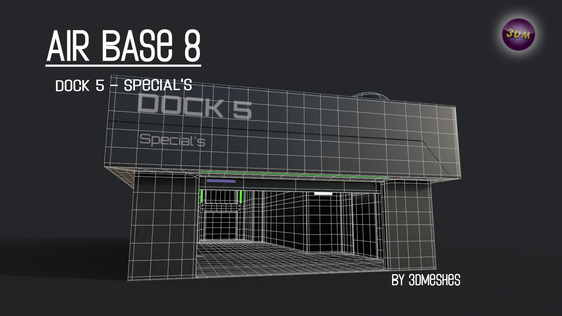 AIR BASE 8 - Dock 5 - Specials - PBR Low Poly Low-poly 3D model_27