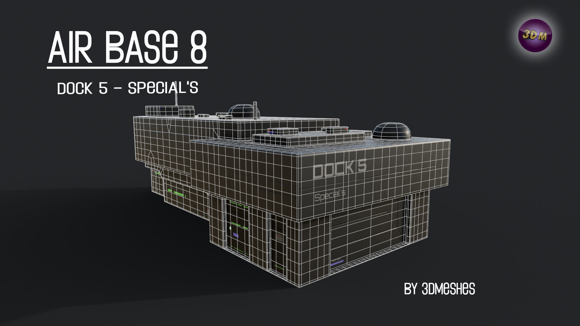AIR BASE 8 - Dock 5 - Specials - PBR Low Poly Low-poly 3D model_19