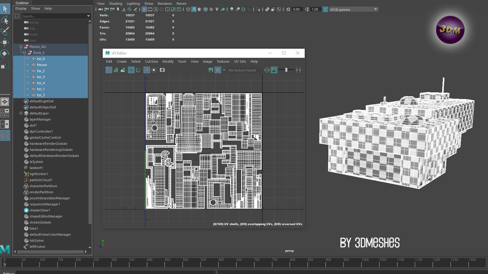 AIR BASE 8 - Dock 5 - Specials - PBR Low Poly Low-poly 3D model_18
