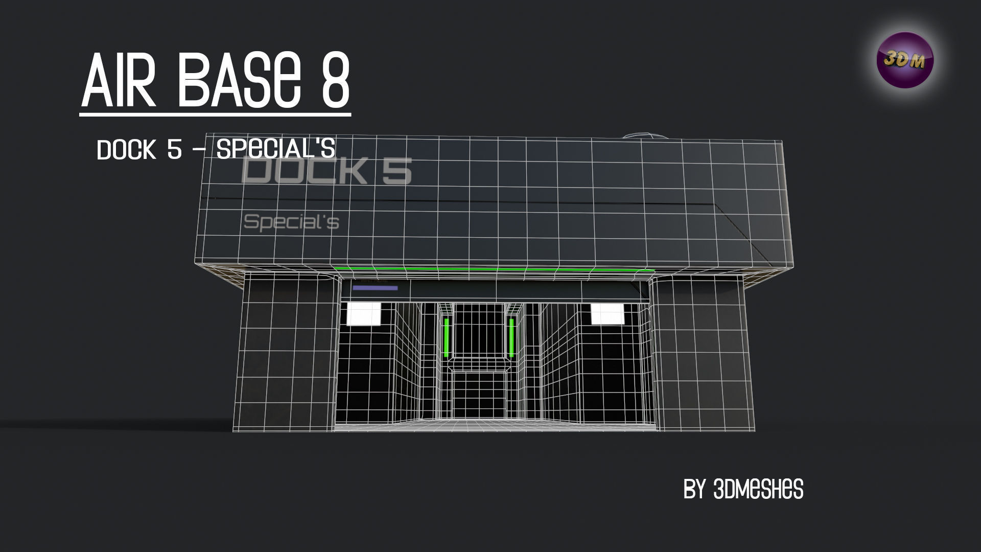 AIR BASE 8 - Dock 5 - Specials - PBR Low Poly Low-poly 3D model_16