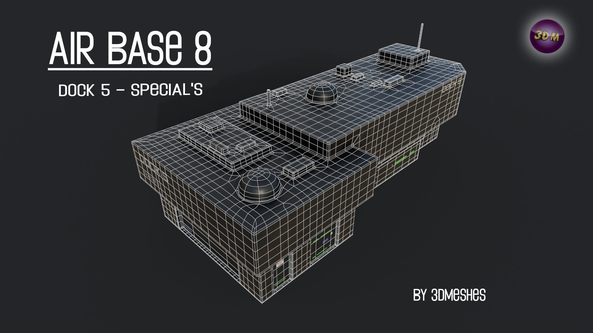 AIR BASE 8 - Dock 5 - Specials - PBR Low Poly Low-poly 3D model_21