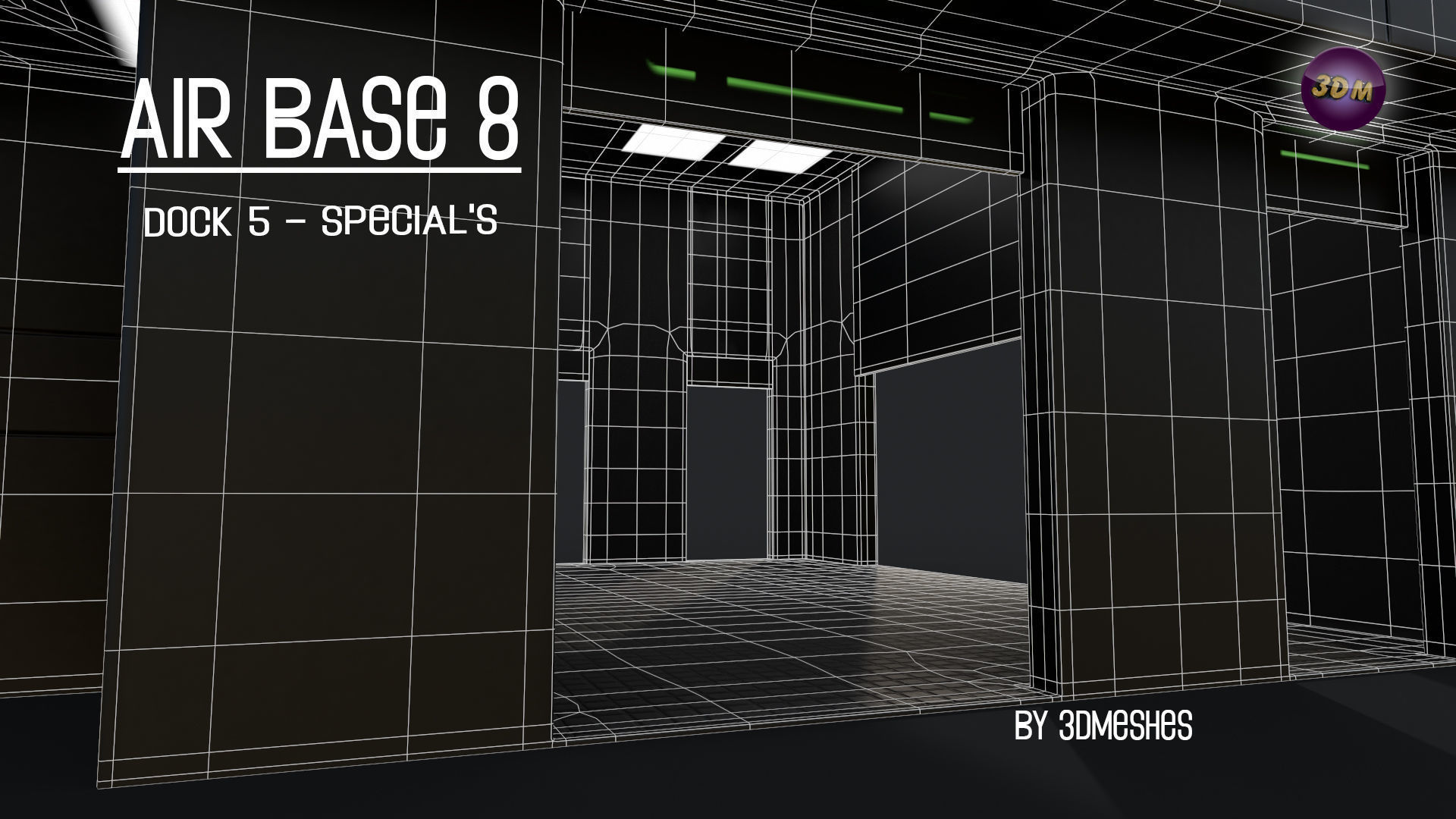 AIR BASE 8 - Dock 5 - Specials - PBR Low Poly Low-poly 3D model_5
