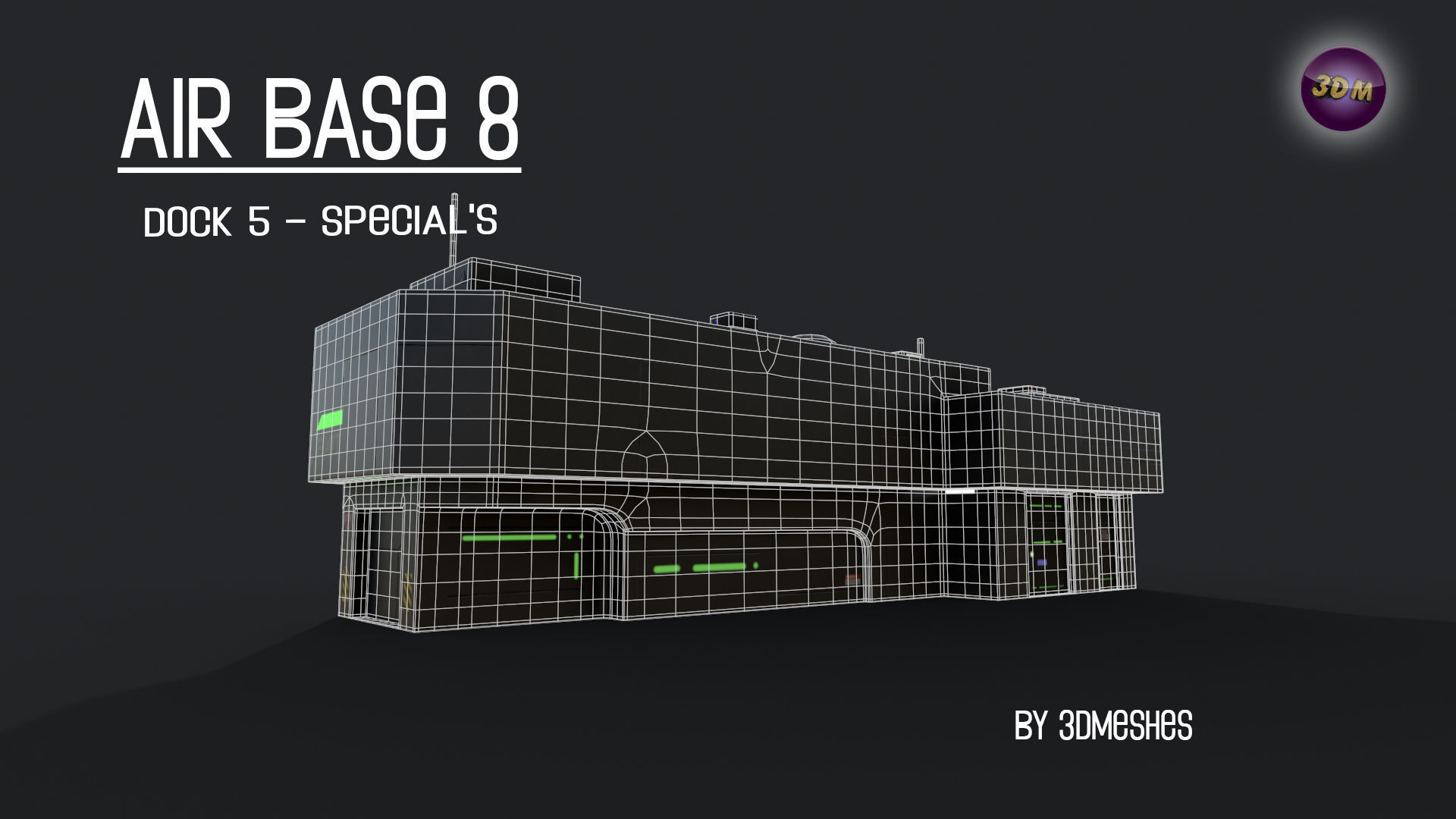 AIR BASE 8 - Dock 5 - Specials - PBR Low Poly Low-poly 3D model_25