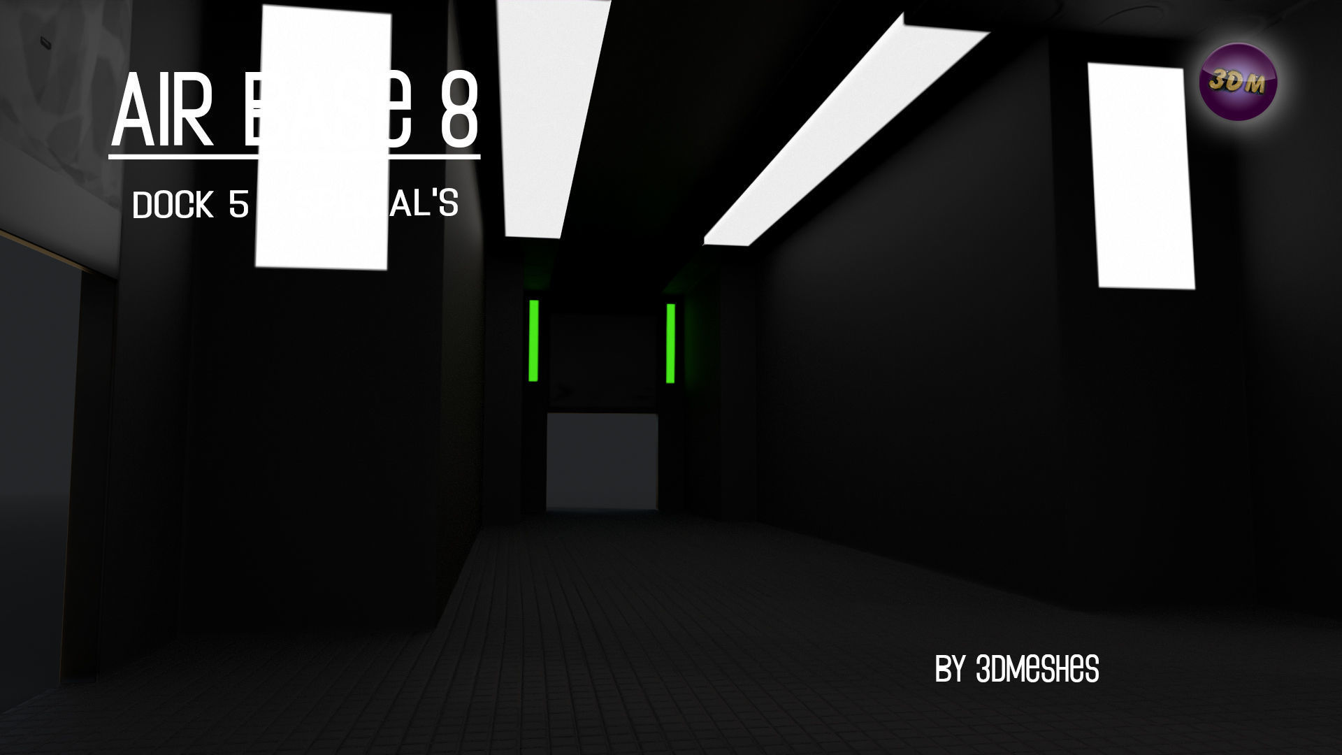 AIR BASE 8 - Dock 5 - Specials - PBR Low Poly Low-poly 3D model_6