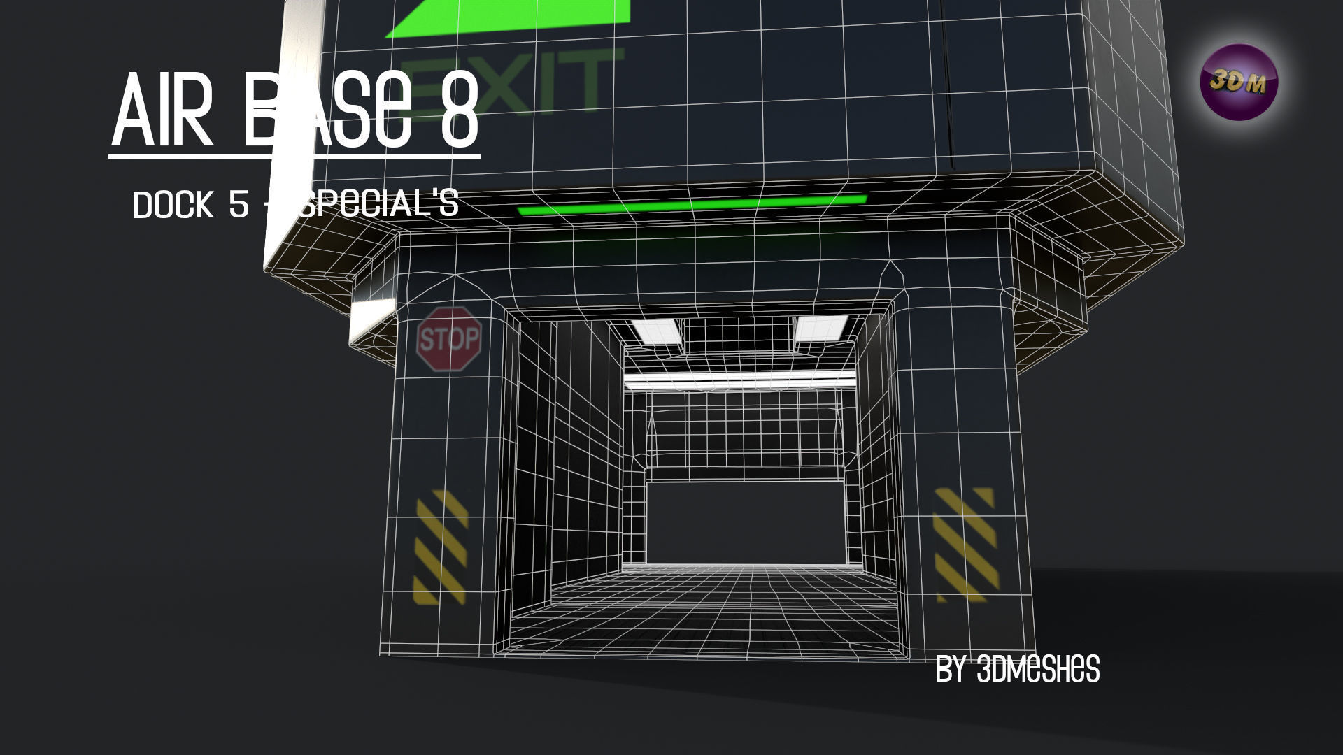 AIR BASE 8 - Dock 5 - Specials - PBR Low Poly Low-poly 3D model_3