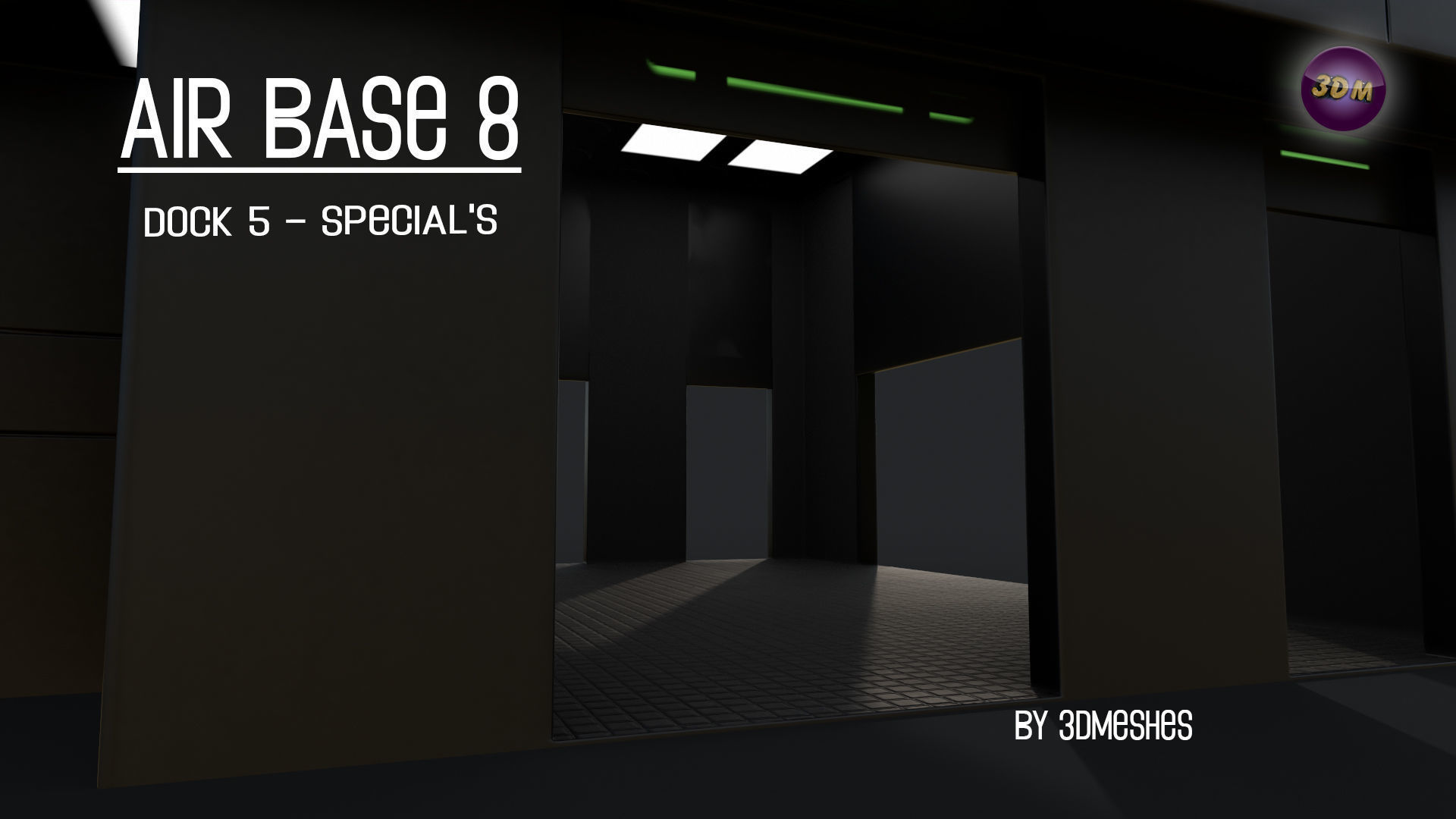 AIR BASE 8 - Dock 5 - Specials - PBR Low Poly Low-poly 3D model_4