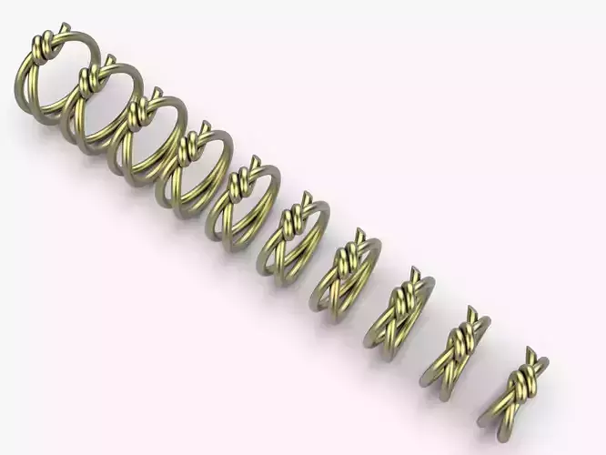 Knot Ring tiffany  3D print model
