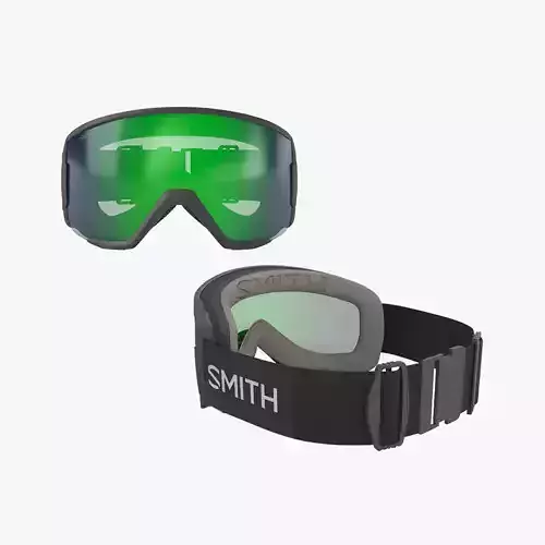 Smith ChromaPop Everyday Green Ski Goggle 3D model
