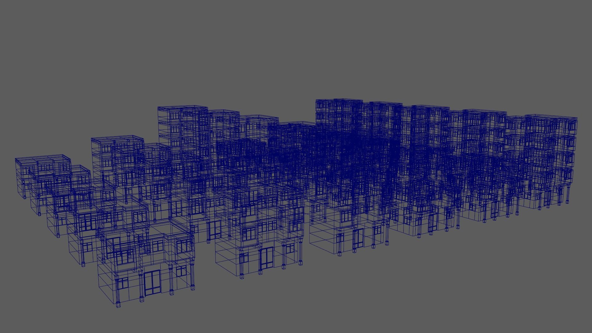 Cartoon Building Low Poly Building A 30 Variant Low-poly 3D model_14