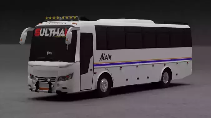 ZedOne BUS HIGH QUALITY 3D MODEL 3D model