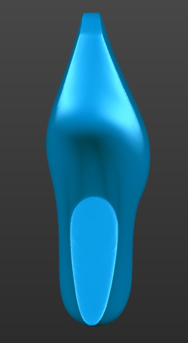 womens shoe last 3D print model_2