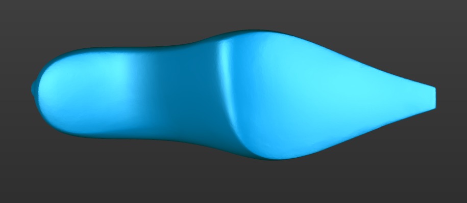 womens shoe last 3D print model_1