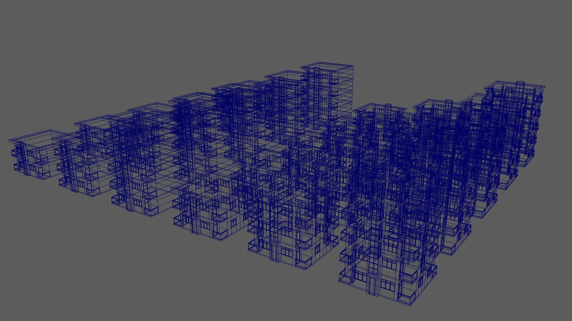 Cartoon Building Low Poly Building C 30 Variant Low-poly 3D model_14