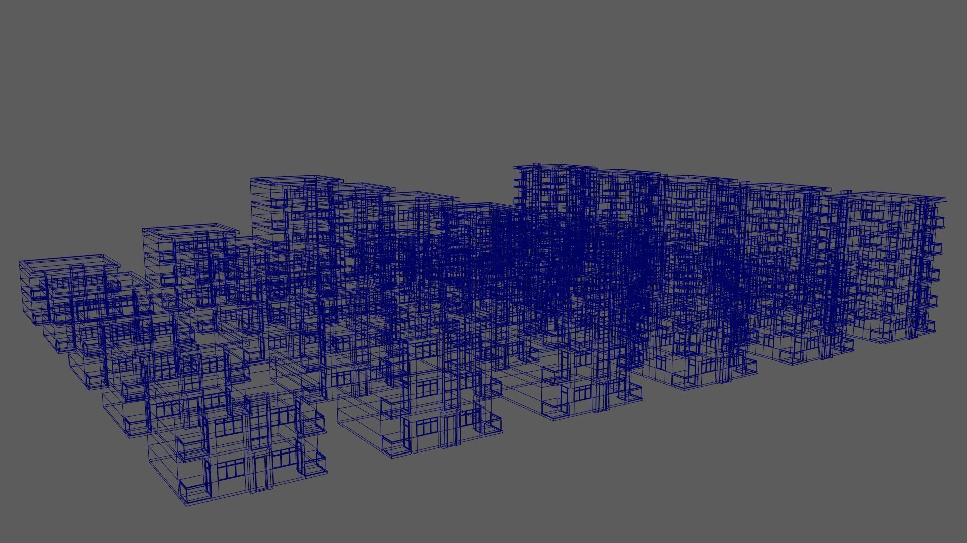 Cartoon Building Low Poly Building C 30 Variant Low-poly 3D model_13