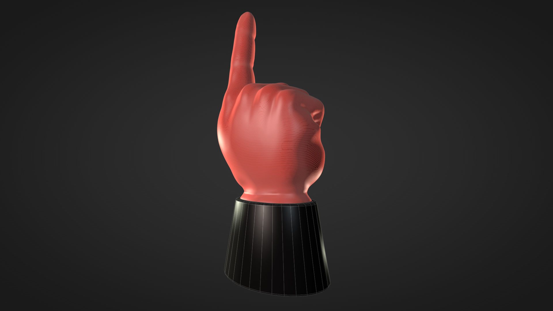 Foam Finger 3D model_20