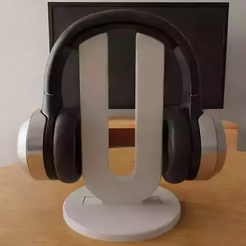headphone holder stand letter u
