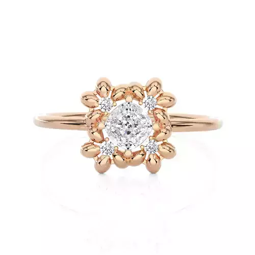 Light Minimalist Diamond Ring