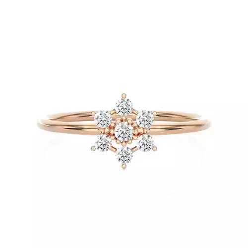 Light Minimalist Diamond Ring
