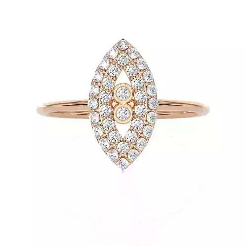 Light Minimalist Diamond Ring