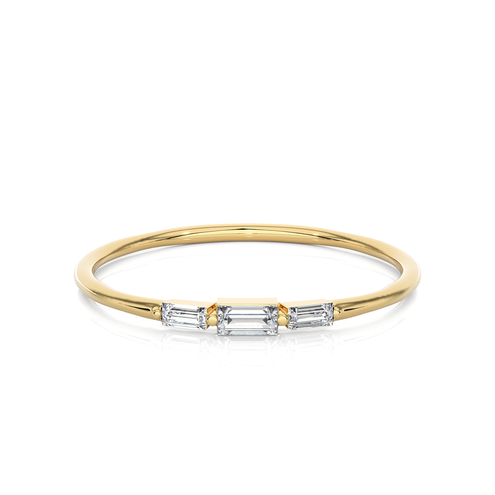 Light Minimalist Diamond Ring 3D print model_5