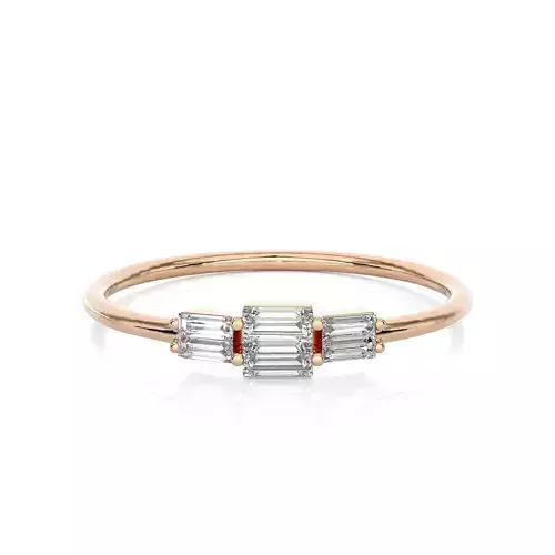 Light Minimalist Diamond Ring