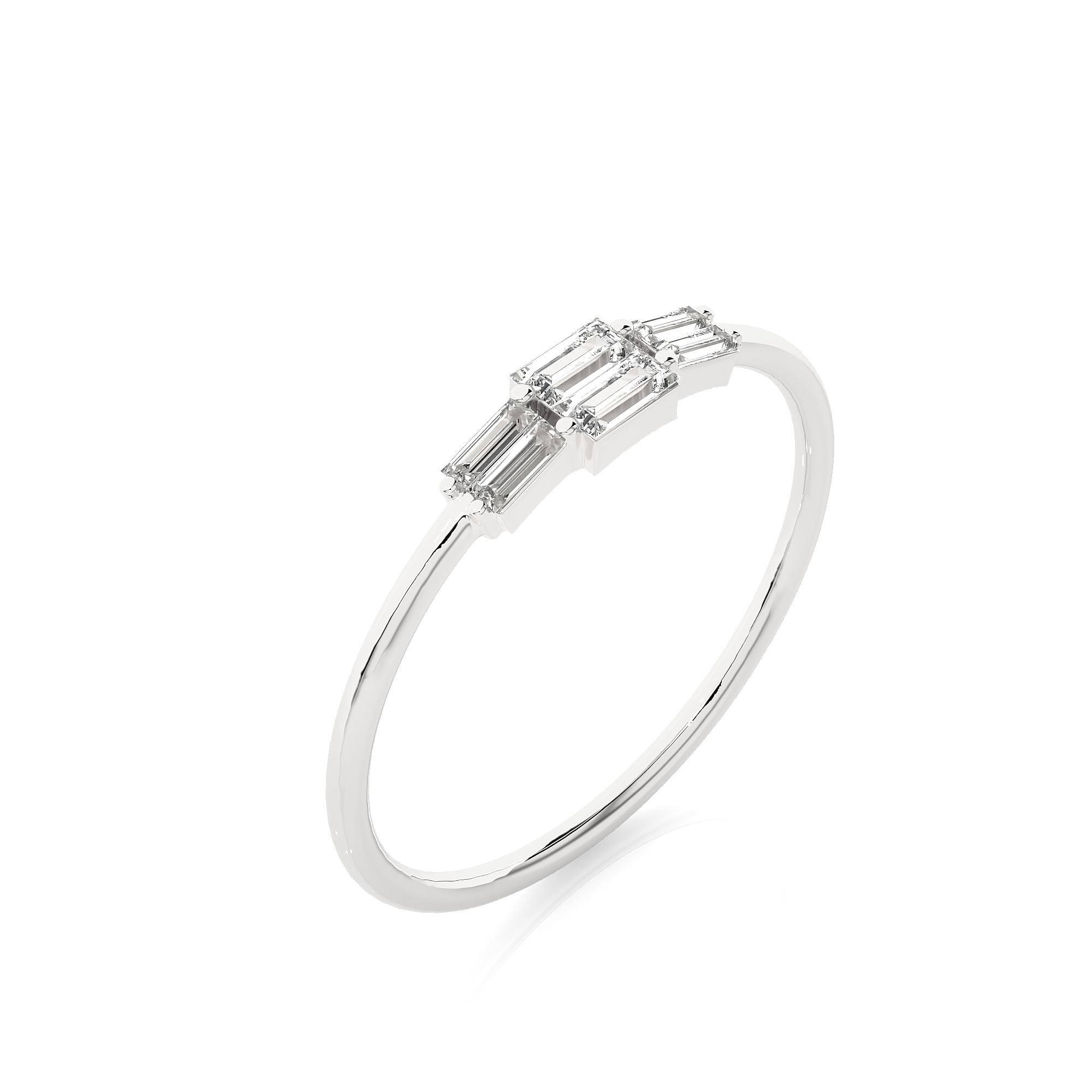 Light Minimalist Diamond Ring 3D print model_11