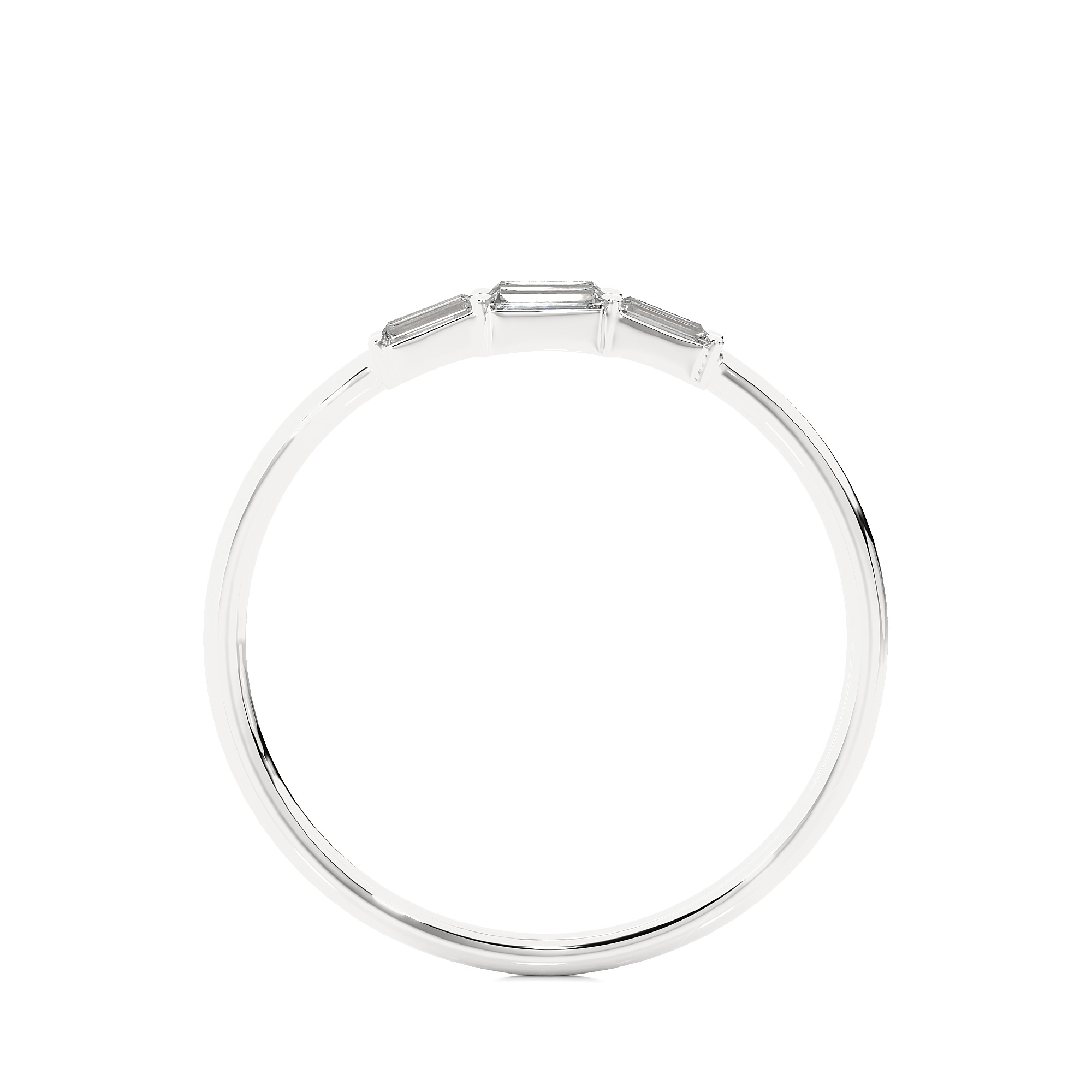 Light Minimalist Diamond Ring 3D print model_6