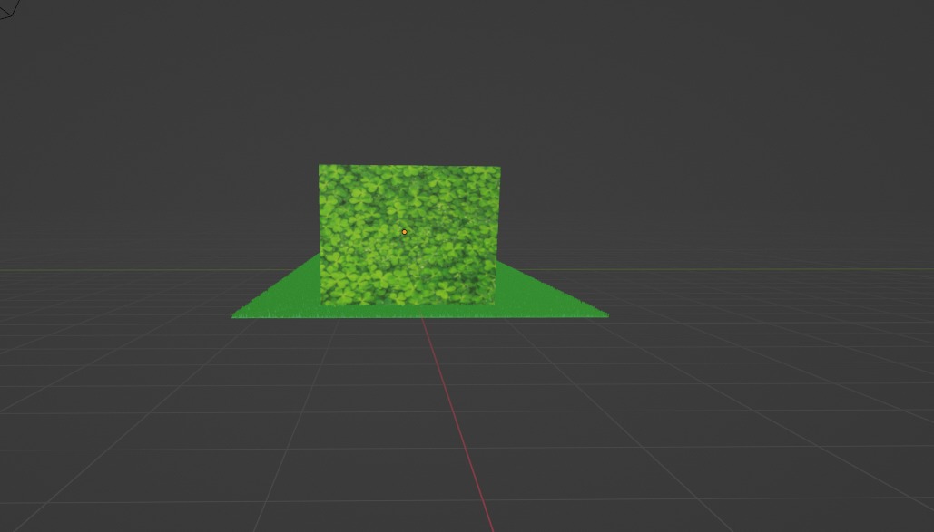 Cartoon garden grass bushes - Strips Low-poly 3D model_3