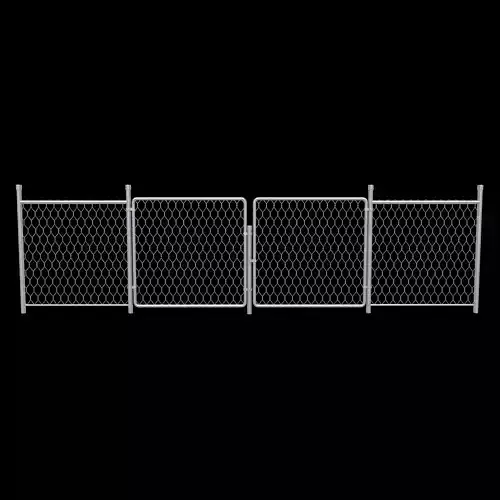 Chain Link Fence 3D model